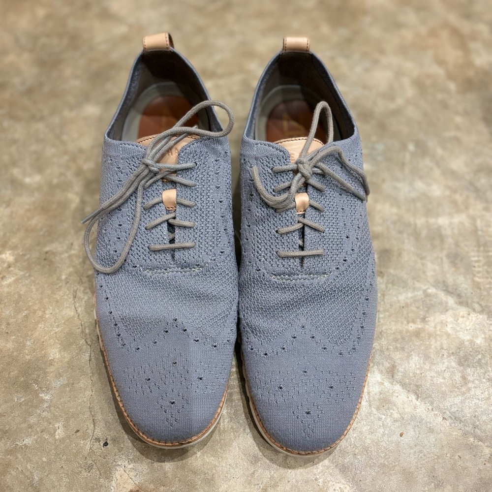 Men's Gray Lace-Up Cole Haan Shoes